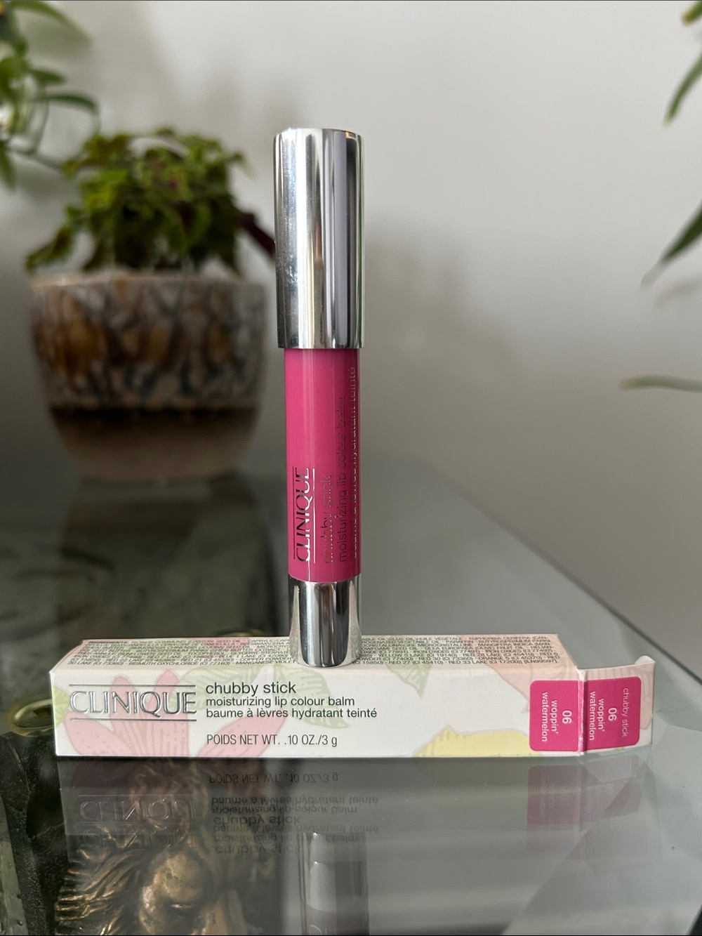 Clinique Chubby Stick Moisturizing Lip Balm in Woppin’ Watermelon- Discontinued